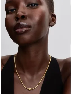 PANDORA | Tekstureret Sommerfugl Minicharm 14 kt. guldbelægning 2