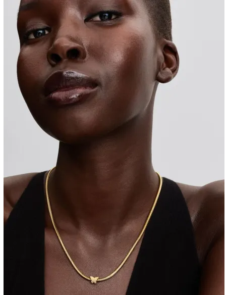 PANDORA | Tekstureret Sommerfugl Minicharm 14 kt. guldbelægning PANDORA | Tekstureret Sommerfugl Minicharm 14 kt. guldbelægning