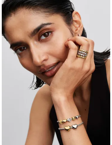 PANDORA | Hjerte Minicharm 14 kt. guldbelægning