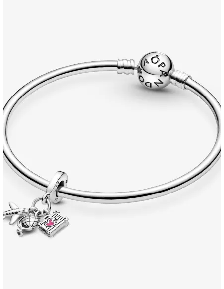 PANDORA | Flyvemaskine, Globus og Kuffert Charm med vedhæng Sterlingsølv PANDORA | Flyvemaskine, Globus og Kuffert Charm med vedhæng Sterlingsølv