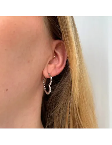 Sistie | Sia - Øreringe Stål