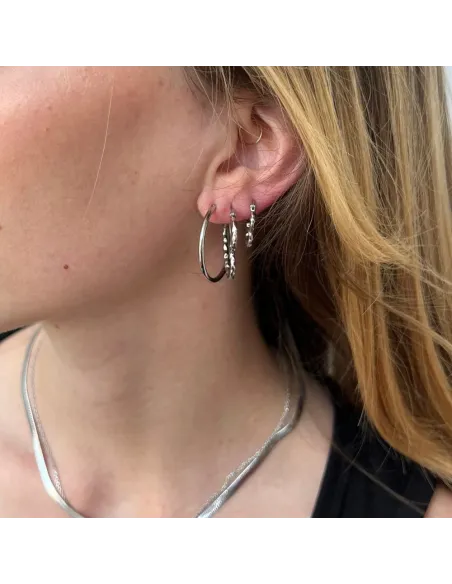 Sistie | Sia - Øreringe Stål