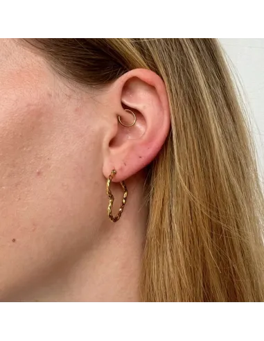 Sistie | Sia - Øreringe Forgyldt