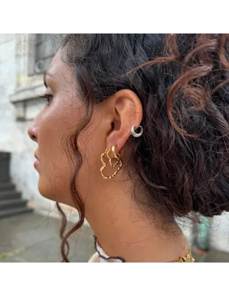 Sistie | Sia - Øreringe Forgyldt