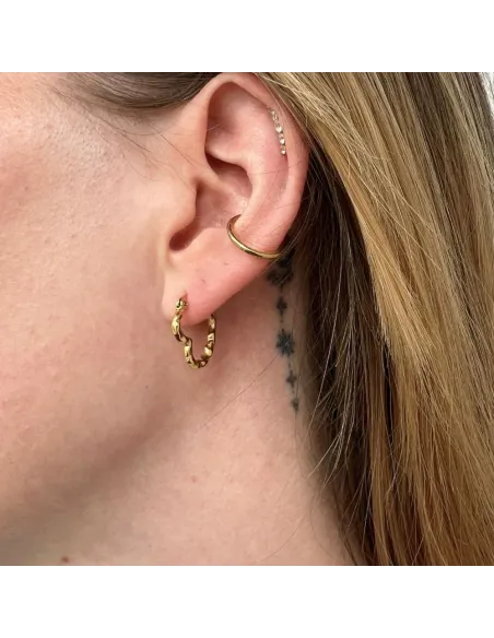 Sistie | Sia - Øreringe Forgyldt