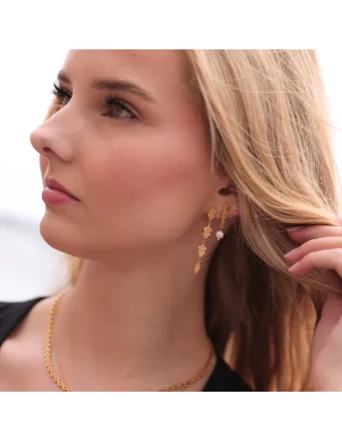 Sistie | Sophia Øreringe - Forgyldt