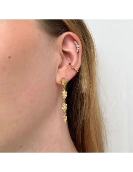 Sistie | Sophia Øreringe - Forgyldt