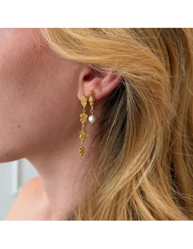 Sistie | Sophia Øreringe - Forgyldt