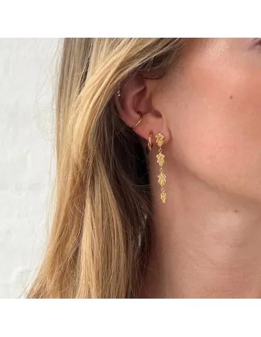 Sistie | Sophia Øreringe - Forgyldt