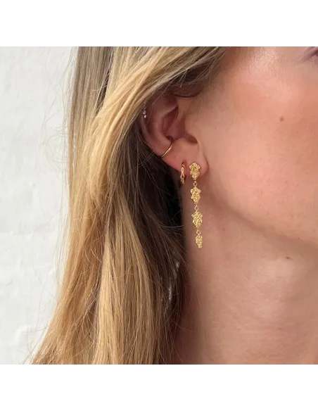 Sistie | Sophia Øreringe - Forgyldt