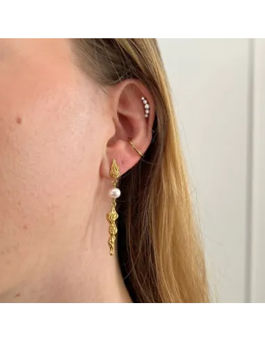 Sistie | Freja - Øreringe Forgyldt