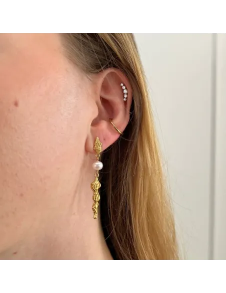 Sistie | Freja - Øreringe Forgyldt