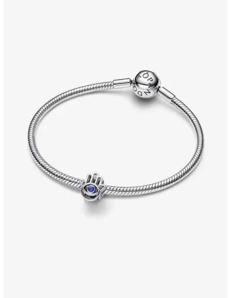 Pandora Julemagi Muranoglas Charm i rød med gylden folie og julemotiver Pandora Julemagi Muranoglas Charm i rød med gylden folie og julemotiver