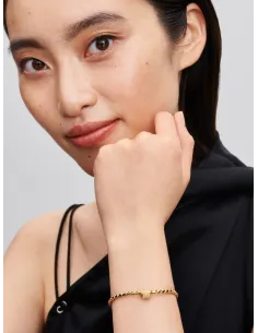 PANDORA | Tekstureret Stjerne Minicharm 14 kt. guldbelægning 2