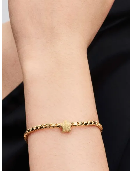 PANDORA | Tekstureret Stjerne Minicharm 14 kt. guldbelægning PANDORA | Tekstureret Stjerne Minicharm 14 kt. guldbelægning