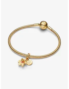 PANDORA | Disney Selvlysende Sammenfiltret Natlys Charm 14 kt. guldbelægning 2