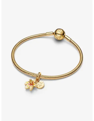 PANDORA | Disney Selvlysende Sammenfiltret Natlys Charm 14 kt. guldbelægning