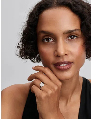 Pandora | Indgraverbar Hjertering Sterlingsølv