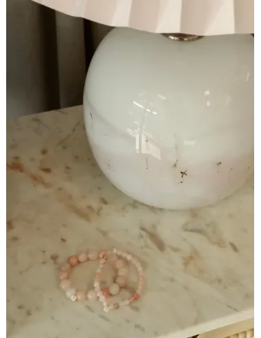 SOÏ | Rosa Jade | Krystal armbånd