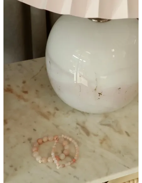 SOÏ | Rosa Jade | Krystal armbånd