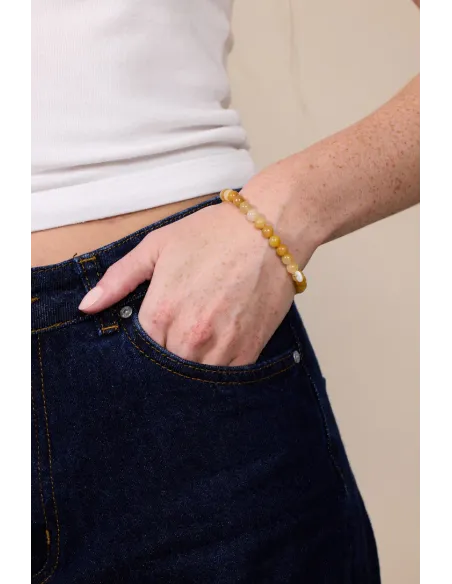 SOÏ | Orange Aventurin | Krystal armbånd