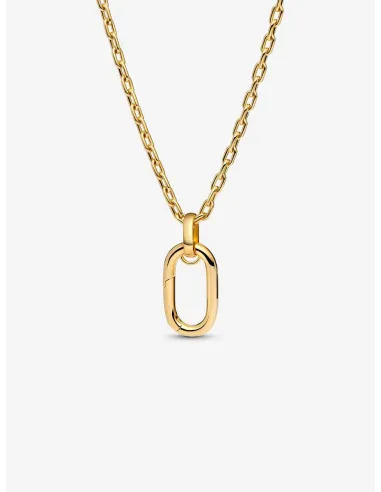 PANDORA | Halskæde med store led, der kan åbnes 14 kt. guldbelægning