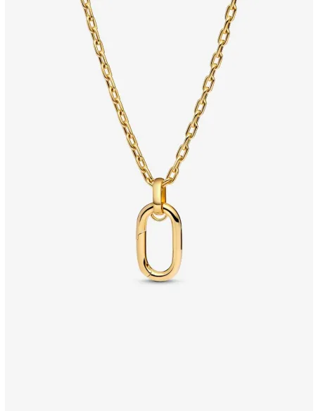 PANDORA | Halskæde med store led, der kan åbnes 14 kt. guldbelægning PANDORA | Halskæde med store led, der kan åbnes 14 kt. guldbelægning