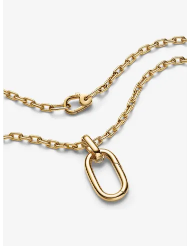 PANDORA | Halskæde med store led, der kan åbnes 14 kt. guldbelægning