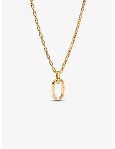 PANDORA | Halskæde med store led, der kan åbnes 14 kt. guldbelægning
