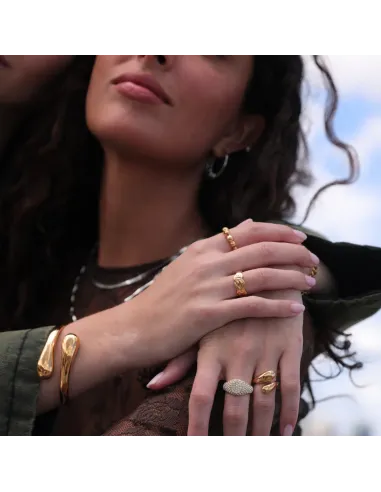 SISTIE | Bubble - Ring Forgyldt