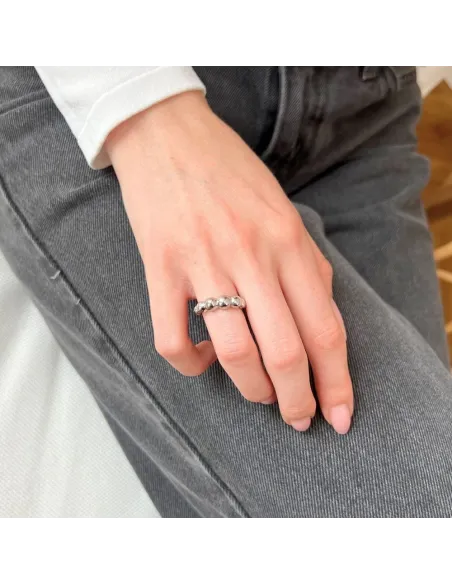 SISTIE 2ND | Bubble - Ring Stål SISTIE 2ND | Bubble - Ring Stål