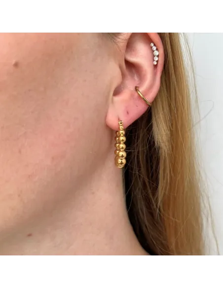 Sistie | Bubble - Creoler Forgyldt Sistie | Bubble - Creoler Forgyldt