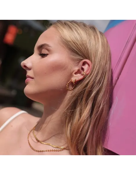 Sistie | Bubble - Creoler Forgyldt Sistie | Bubble - Creoler Forgyldt