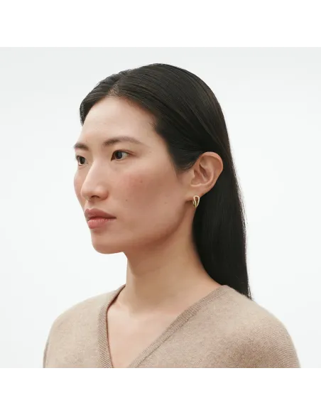 GEORG JENSEN | MERCY Øreringe 18 kt guld med diamanter GEORG JENSEN | MERCY Øreringe 18 kt guld med diamanter