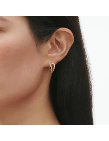 GEORG JENSEN | MERCY Øreringe 18 kt guld med diamanter