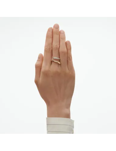 GEORG JENSEN | MERCY Ring 18 kt guld med diamanter