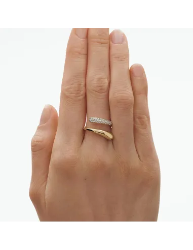GEORG JENSEN | MERCY Ring 18 kt guld med diamanter