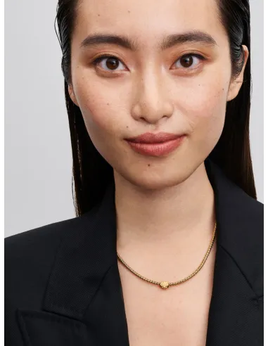 PANDORA | Tekstureret Muslingeskal Minicharm 14 kt. guldbelægning