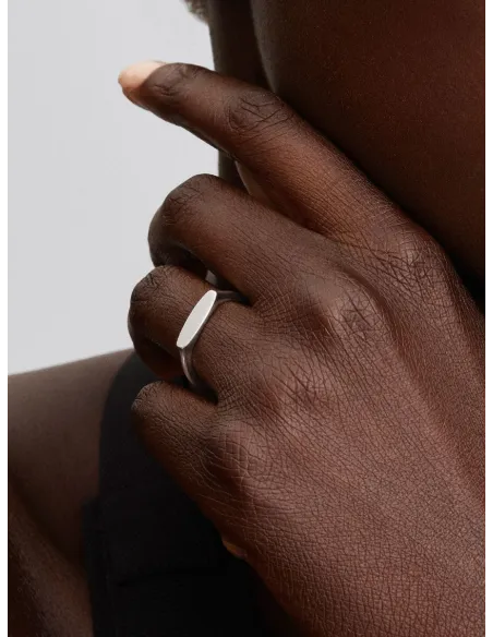 Pandora | Indgraverbar signetring Sterlingsølv Pandora | Indgraverbar signetring Sterlingsølv