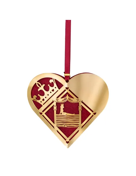 H.C. ANDERSEN | Julehjerte - prinsessen på ærten - 18k fg