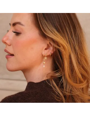 Sistie | Alma - Øreringe Forgyldt