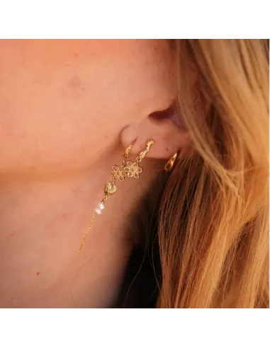 Sistie | Alma - Øreringe Forgyldt