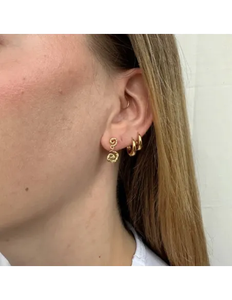 Sistie | Isola - Øreringe Forgyldt Sistie | Isola - Øreringe Forgyldt