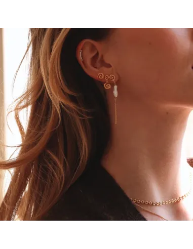 Sistie | Isola - Øreringe Forgyldt