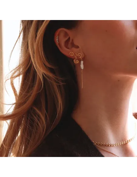 Sistie | Isola - Øreringe Forgyldt Sistie | Isola - Øreringe Forgyldt