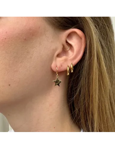 Sistie | Skyla - Øreringe Forgyldt