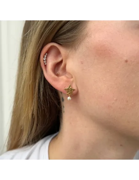 Sistie | Skyla - Øreringe Forgyldt Sistie | Skyla - Øreringe Forgyldt