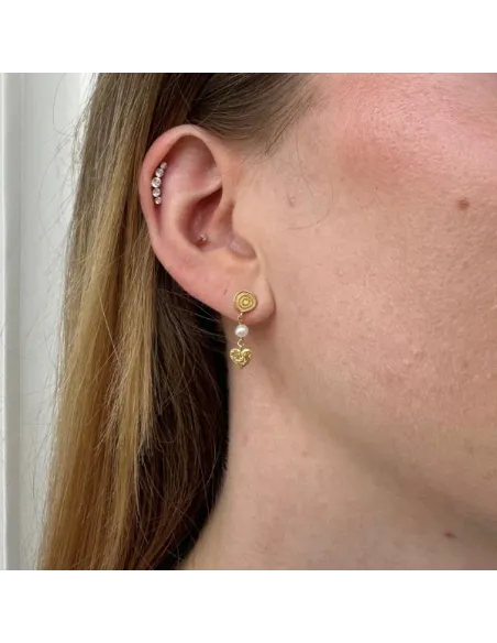 Sistie | Coco - Øreringe Forgyldt Sistie | Coco - Øreringe Forgyldt