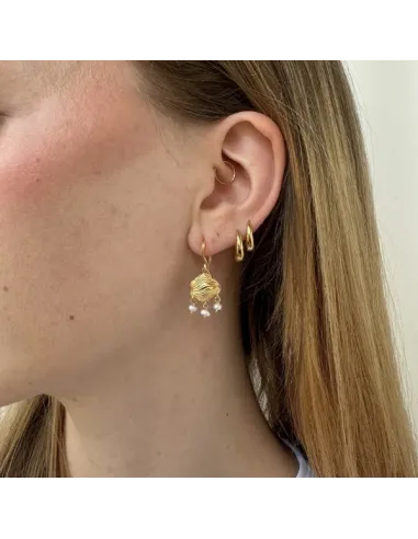 Sistie | Coco - Øreringe Forgyldt