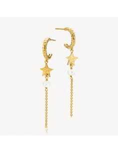 Sistie | Skyla - Øreringe Forgyldt